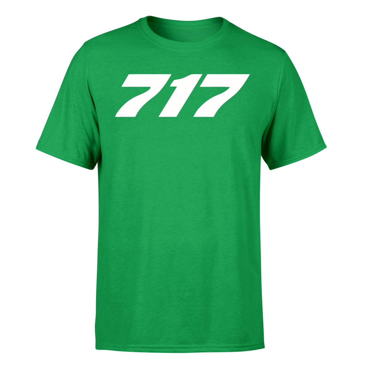 717 Flat Text Designed T-Shirts