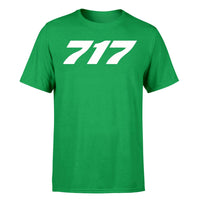 Thumbnail for 717 Flat Text Designed T-Shirts