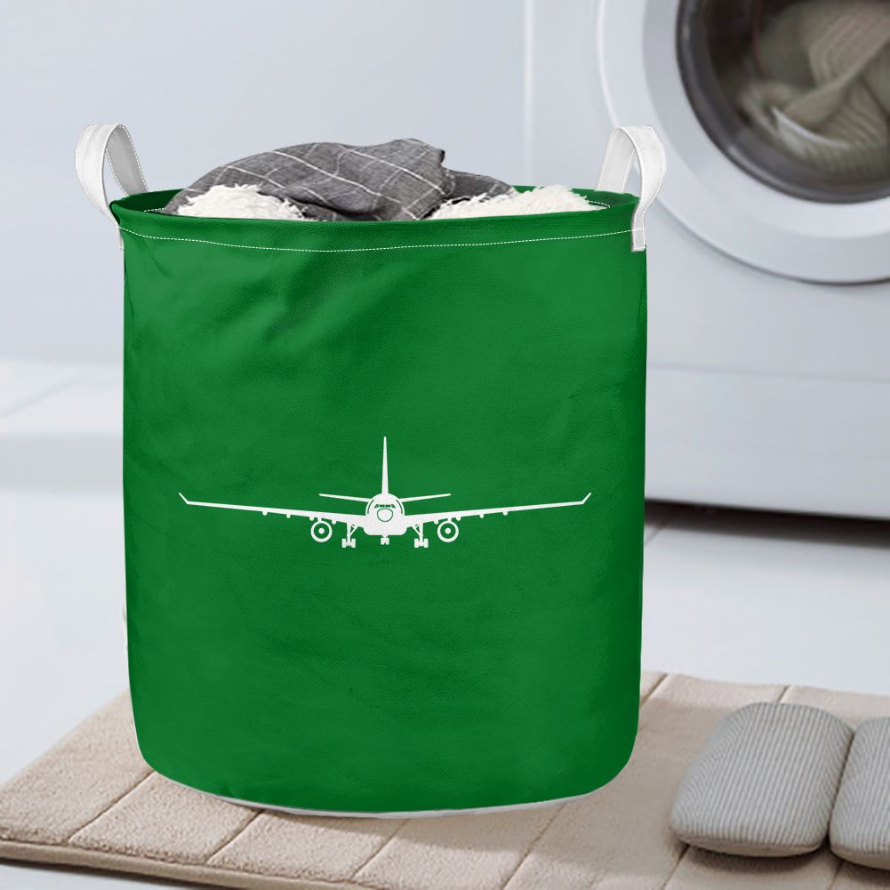 Airbus A330 Silhouette Designed Laundry Baskets
