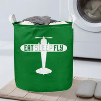 Thumbnail for Eat Sleep Fly & Propeller Designed Laundry Baskets