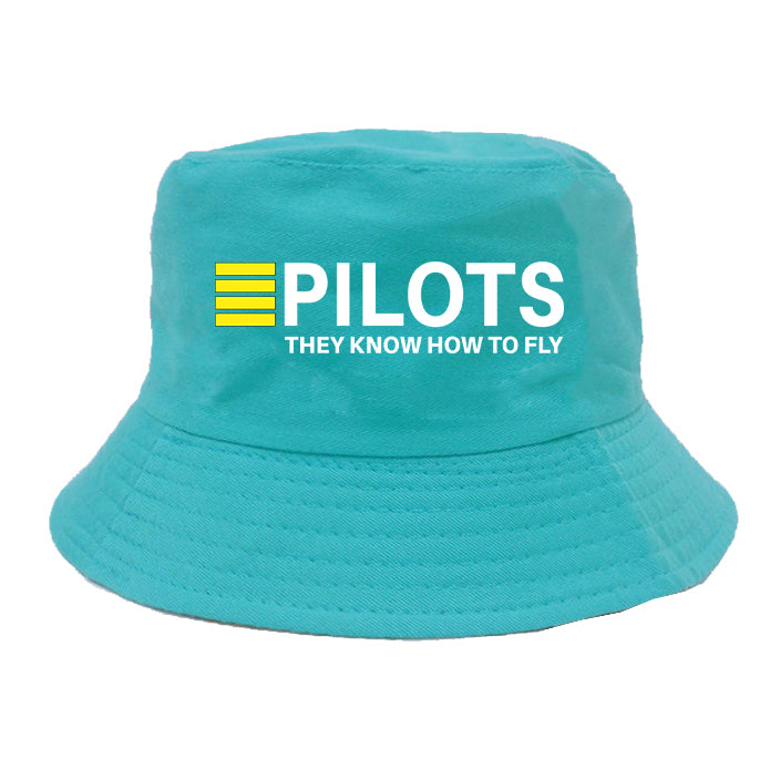 Pilots They Know How To Fly Designed Summer & Stylish Hats
