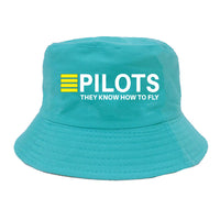 Thumbnail for Pilots They Know How To Fly Designed Summer & Stylish Hats
