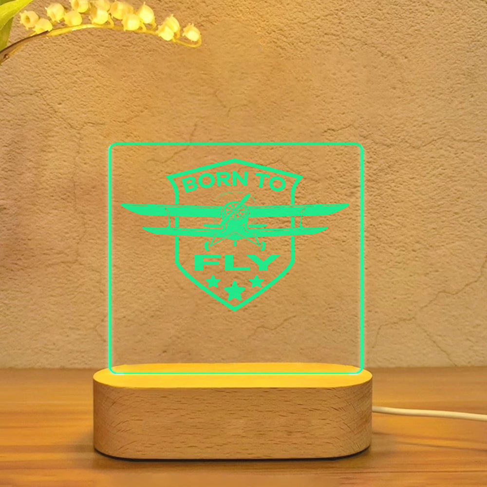 Super Born To Fly Designed Night Lamp