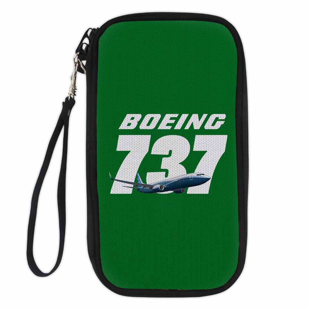 Super Boeing 737+Text Designed Travel Cases & Wallets