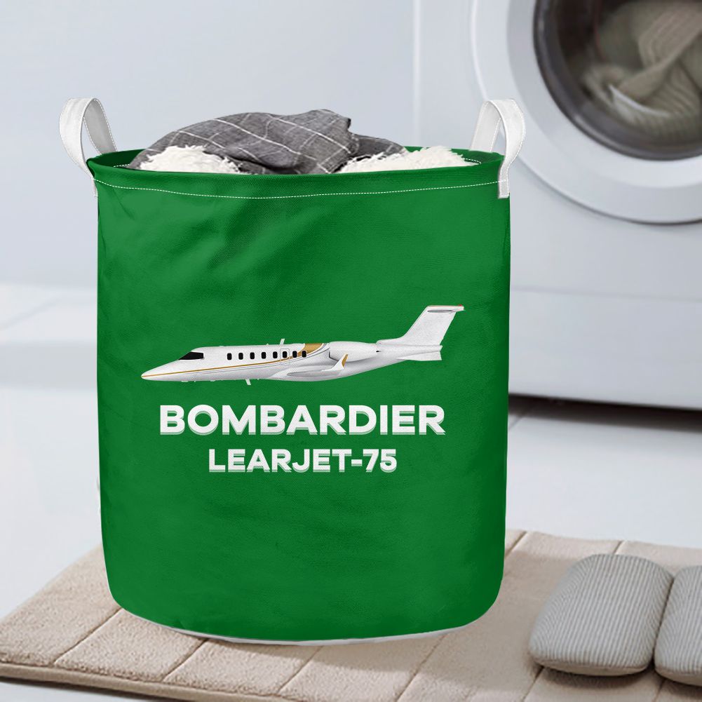 The Bombardier Learjet 75 Designed Laundry Baskets