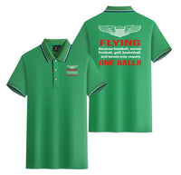 Thumbnail for Flying One Ball Designed Stylish Polo T-Shirts (Double-Side)
