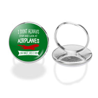 Thumbnail for I Don't Always Stop and Look at Airplanes Designed Rings