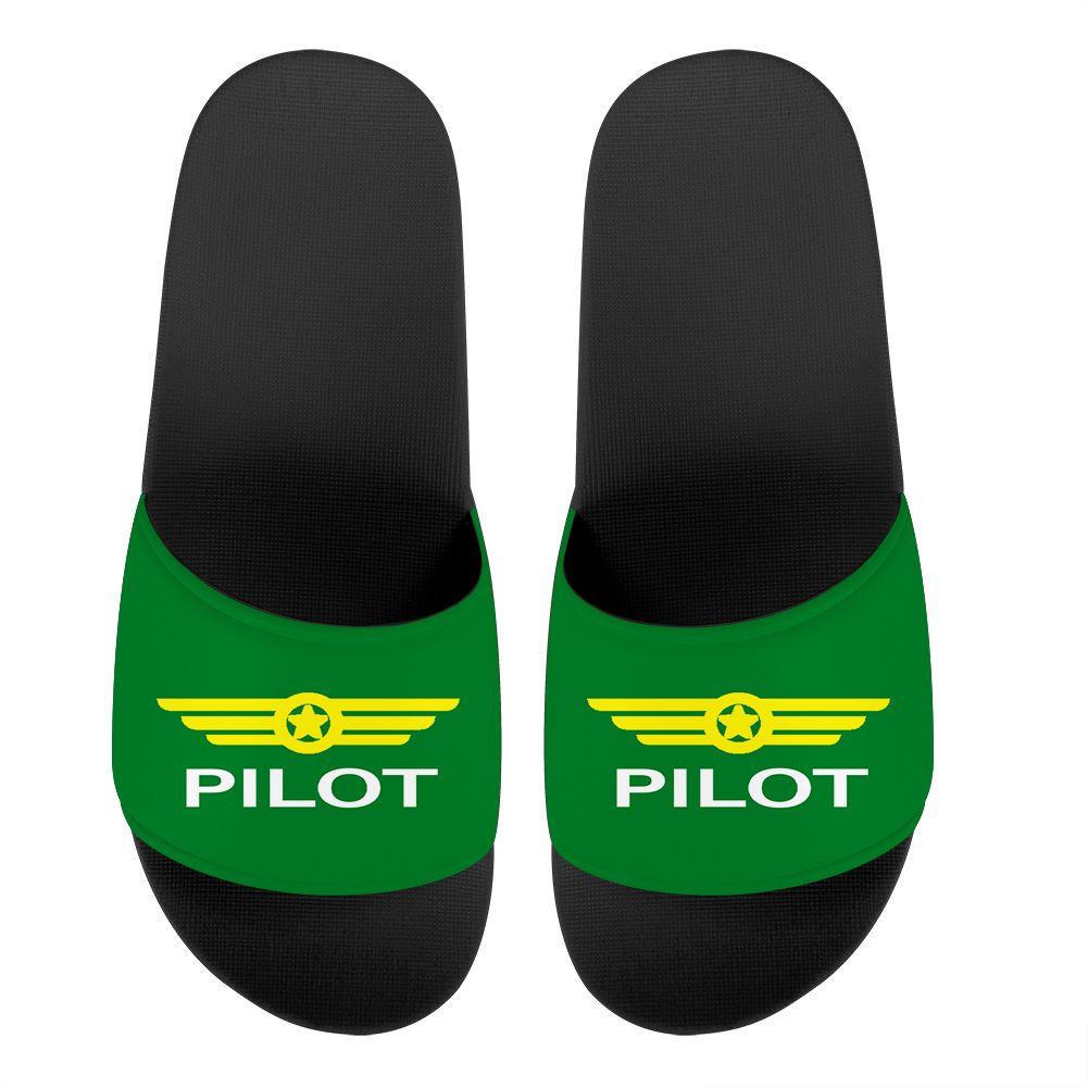 Pilot & Badge Designed Sport Slippers