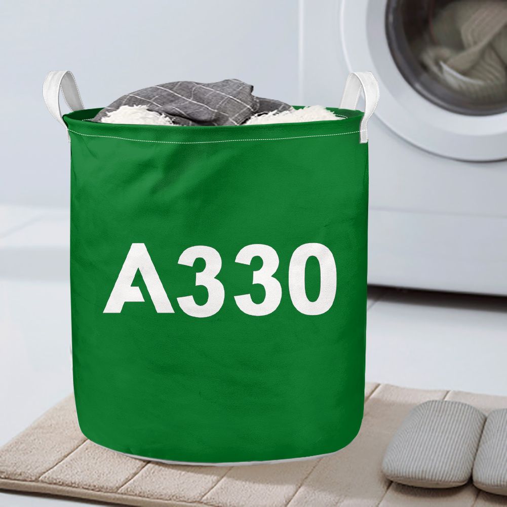 A330 Flat Text Designed Laundry Baskets