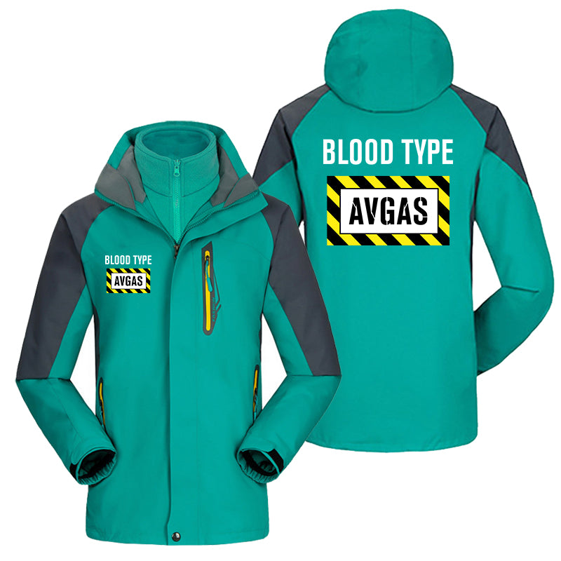 Blood Type AVGAS Designed Thick Skiing Jackets