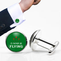 Thumbnail for I'D Rather Be Flying Designed Cuff Links
