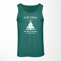 Thumbnail for One Mile of Runway Will Take you Anywhere Designed Tank Tops