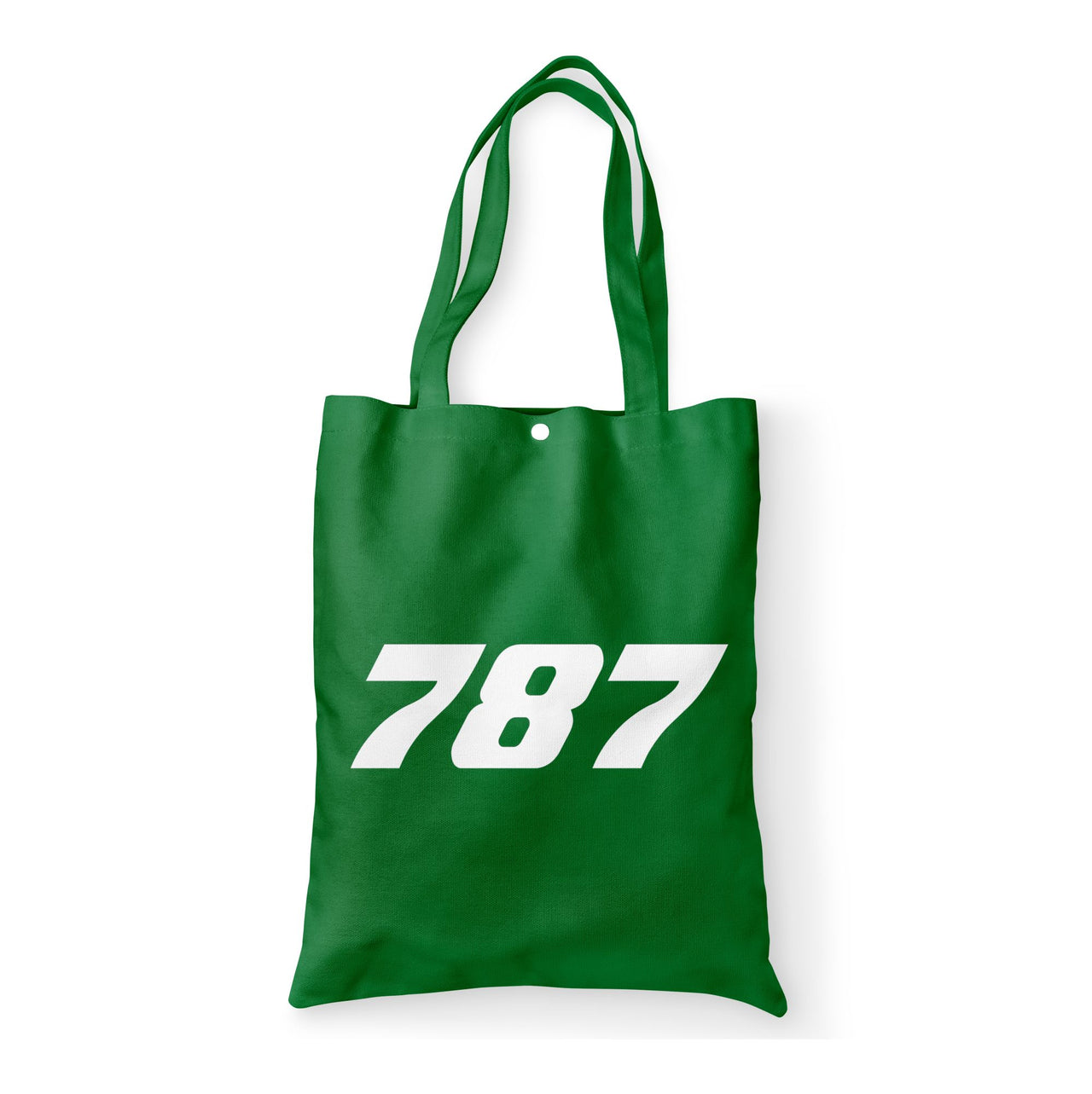 787 Flat Text Designed Tote Bags
