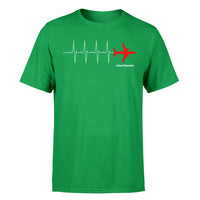 Thumbnail for Aviation Heartbeats Designed T-Shirts