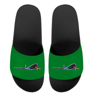 Thumbnail for Multicolor Airplane Designed Sport Slippers