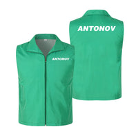 Thumbnail for Antonov & Text Designed Thin Style Vests