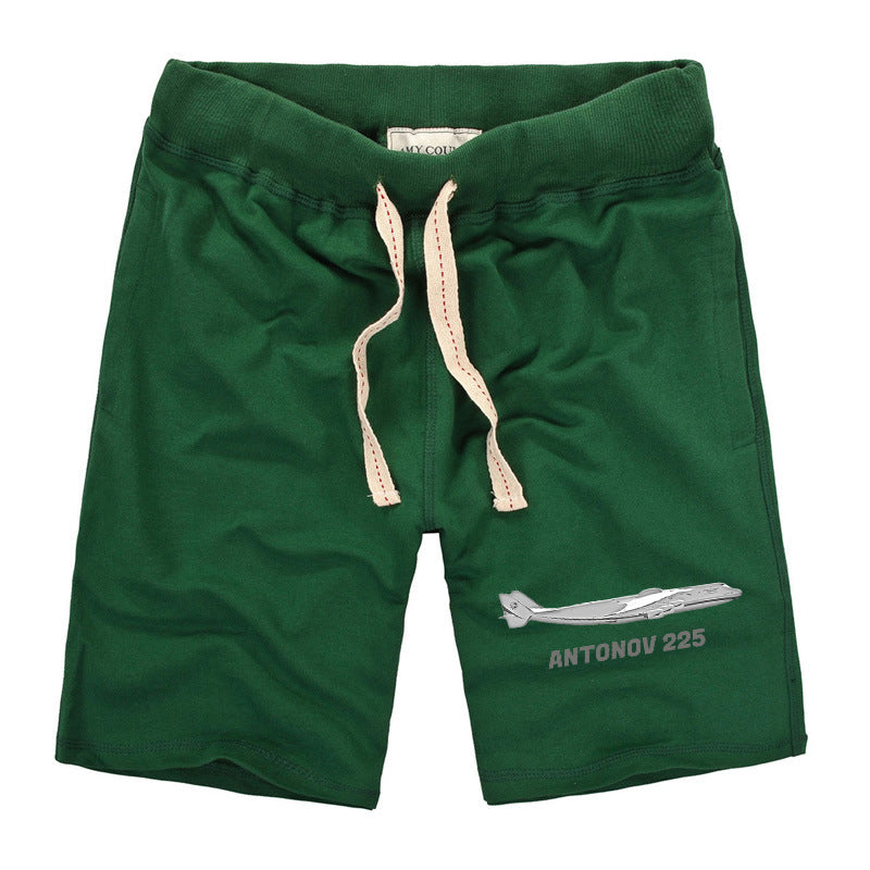 antonov 225 Designed Cotton Shorts