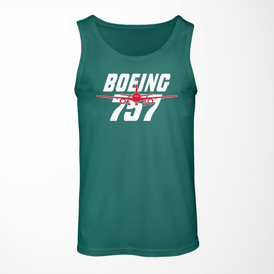 Amazing Boeing 757 Designed Tank Tops