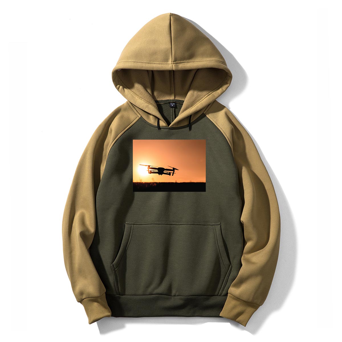Amazing Drone in Sunset Designed Colourful Hoodies