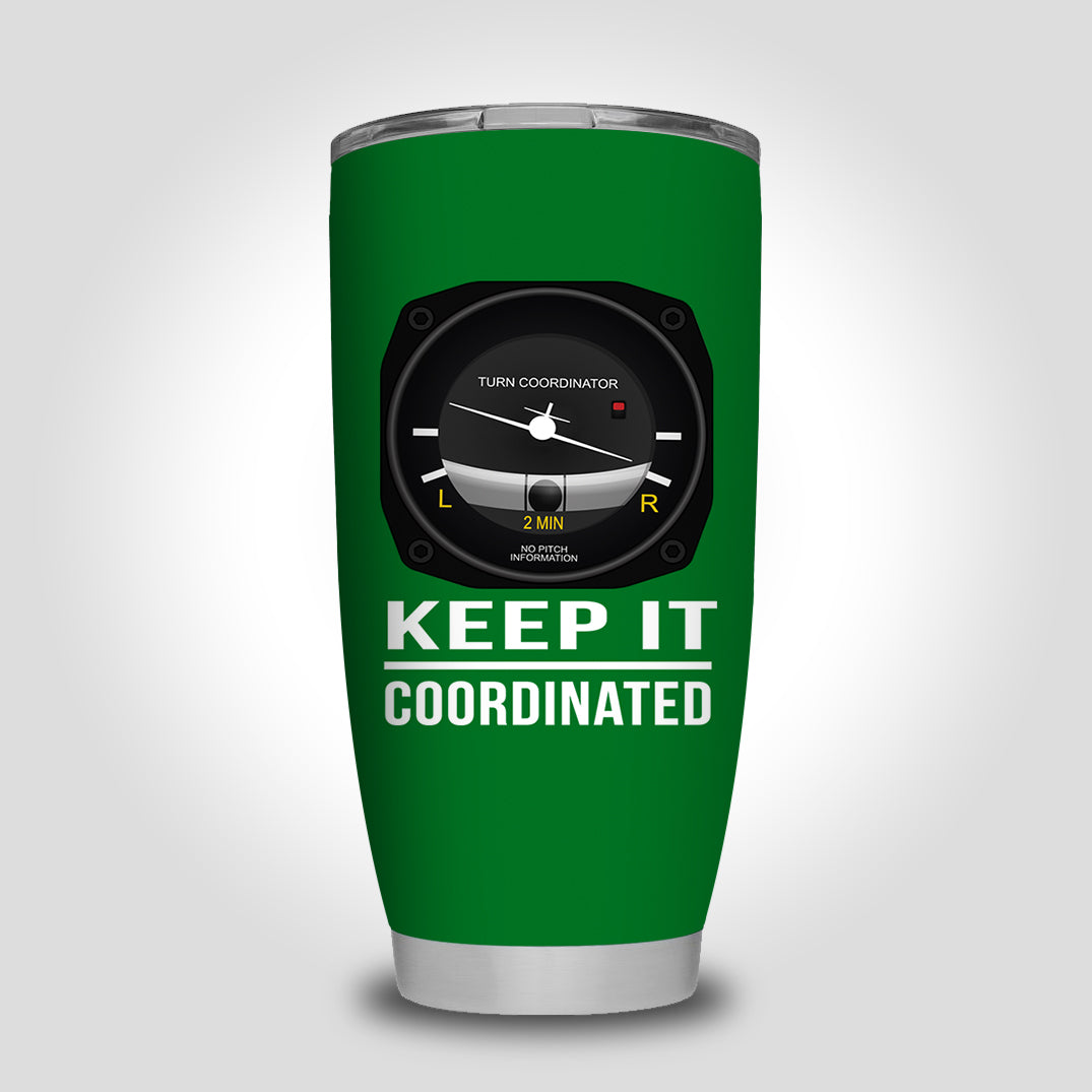 Keep It Coordinated Designed Tumbler Travel Mugs
