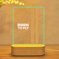 Thumbnail for Born To Fly & Pilot Epaulettes (2 Lines) Designed Night Lamp