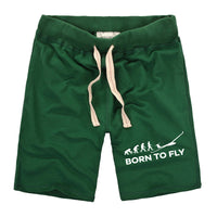Thumbnail for Born To Fly Glider Designed Cotton Shorts