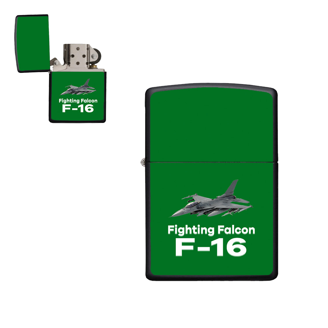The Fighting Falcon F16 Designed Metal Lighters