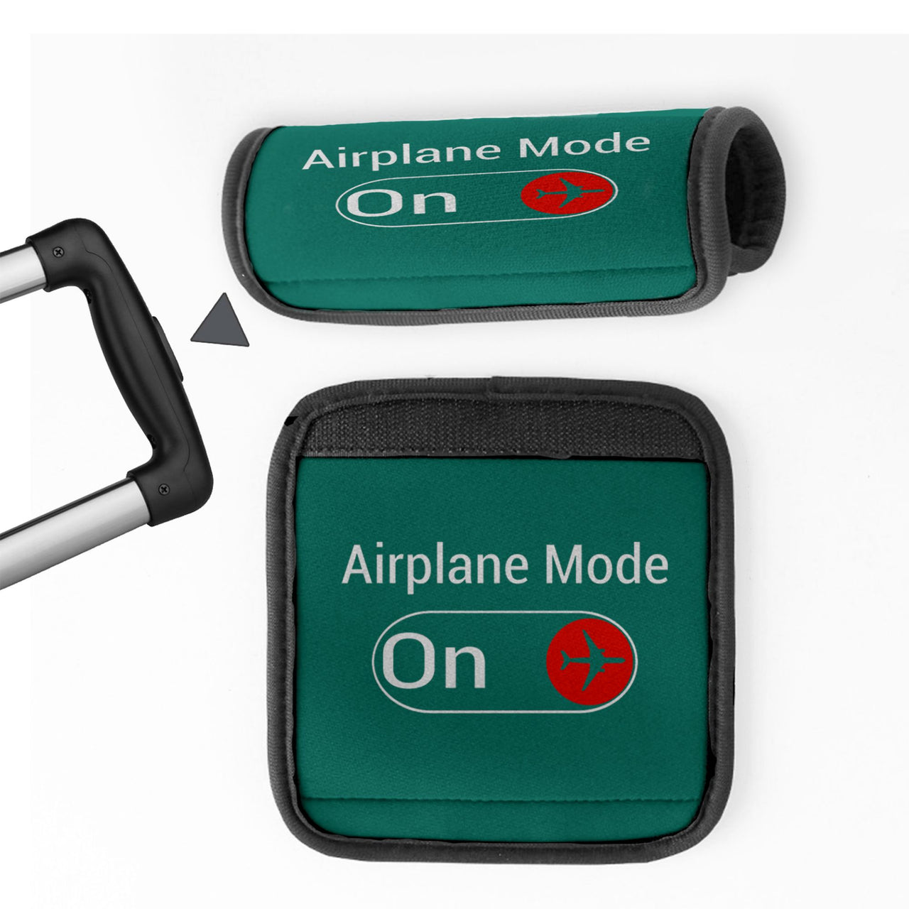 Airplane Mode On Designed Neoprene Luggage Handle Covers