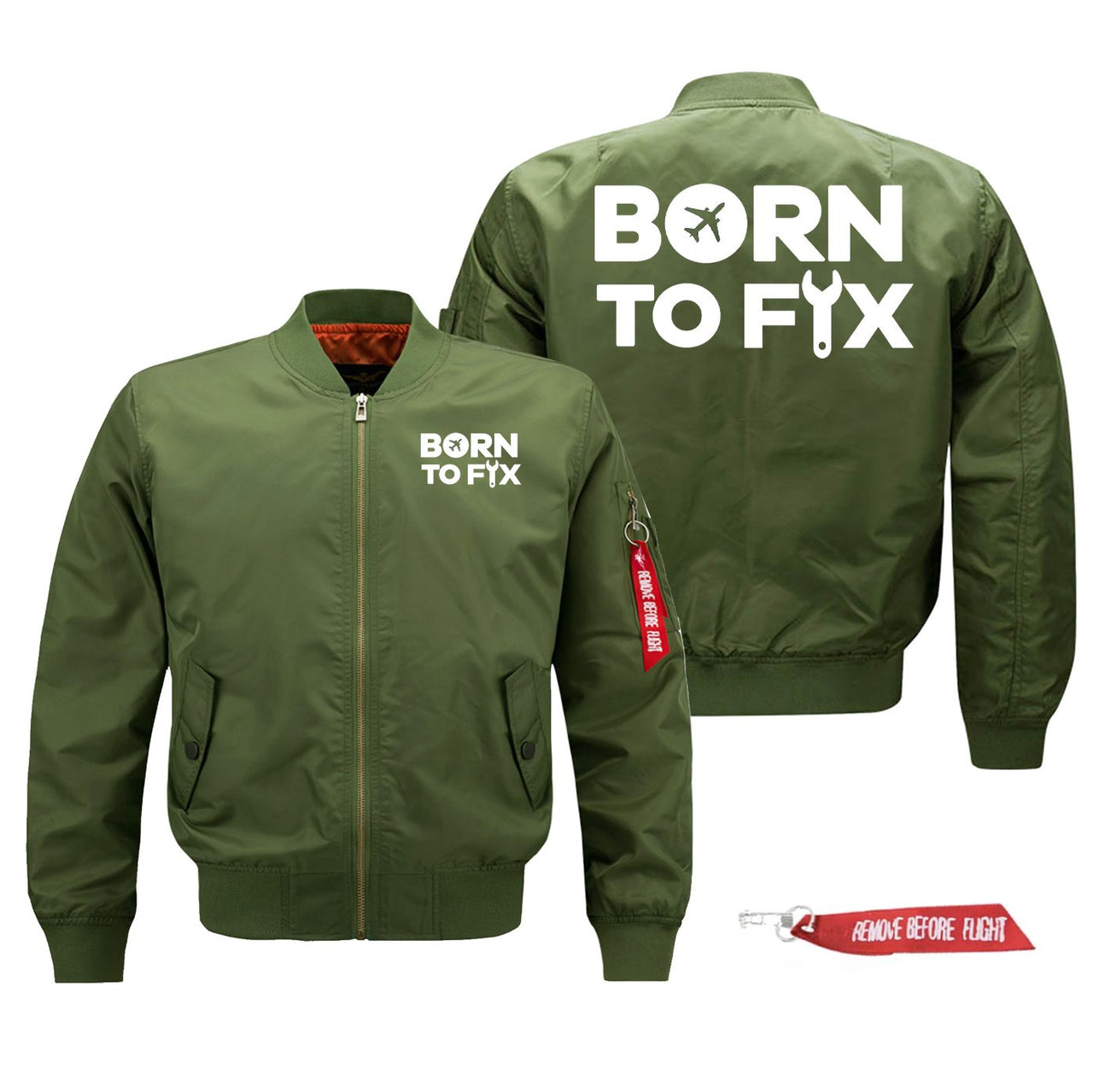 Born To Fix Airplanes Designed Pilot Jackets (Customizable)