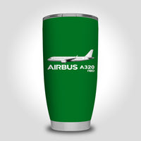 Thumbnail for The Airbus A320Neo Designed Tumbler Travel Mugs