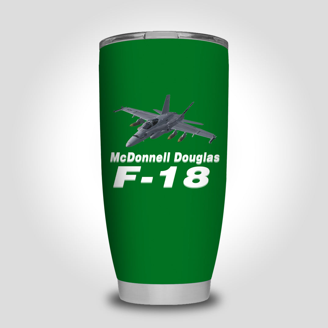 The McDonnell Douglas F18 Designed Tumbler Travel Mugs