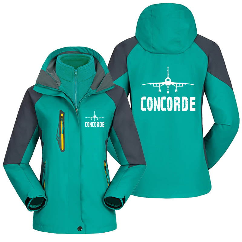 Concorde & Plane Designed Thick "WOMEN" Skiing Jackets