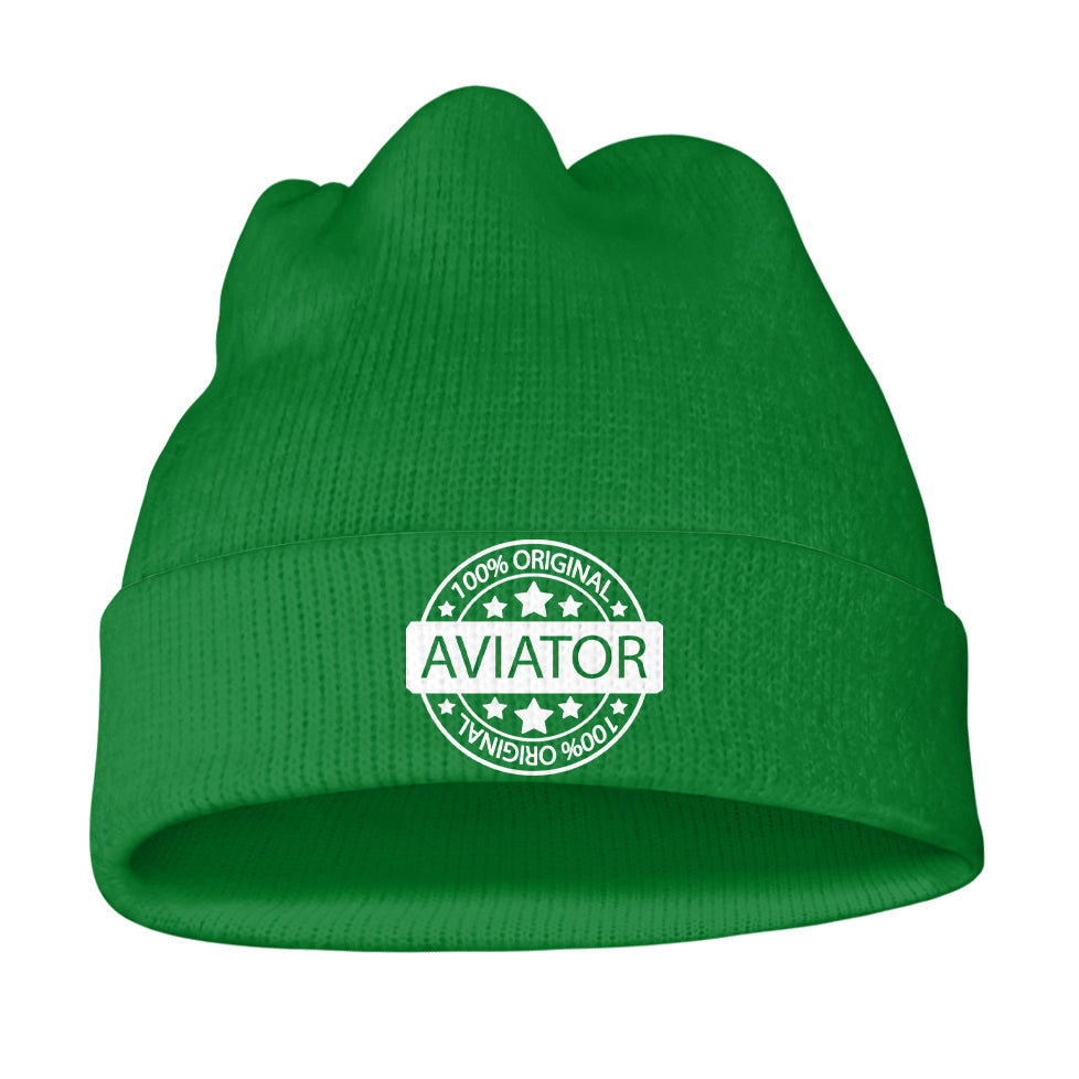 %100 Original Aviator Knit 3D Beanies