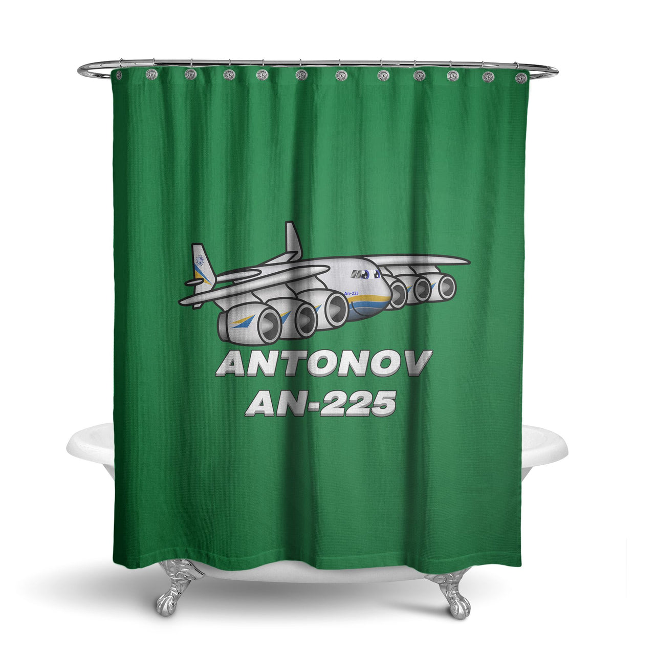 Antonov AN-225 (25) Designed Shower Curtains