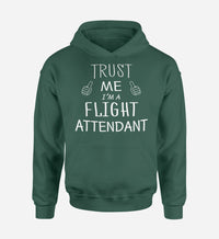 Thumbnail for Trust Me I'm a Flight Attendant Designed Hoodies