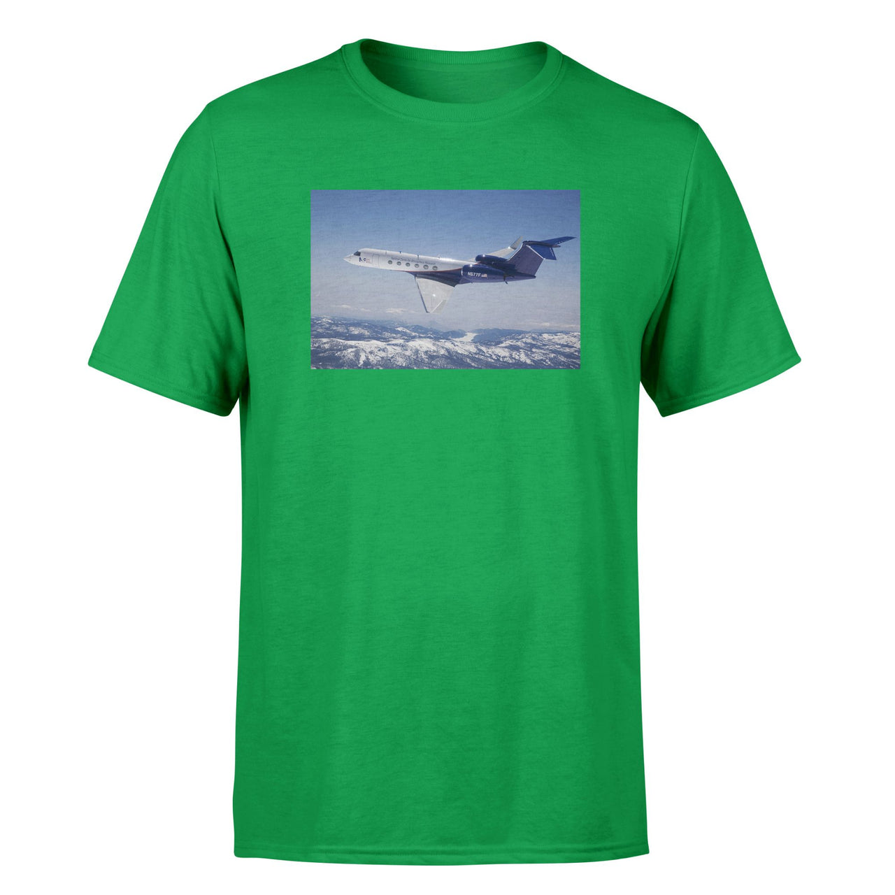 Cruising Gulfstream Jet Designed T-Shirts