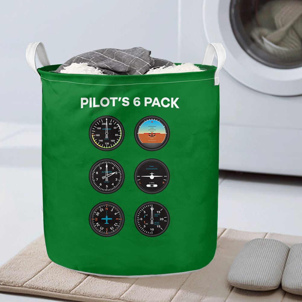 Pilot's 6 Pack Designed Laundry Baskets