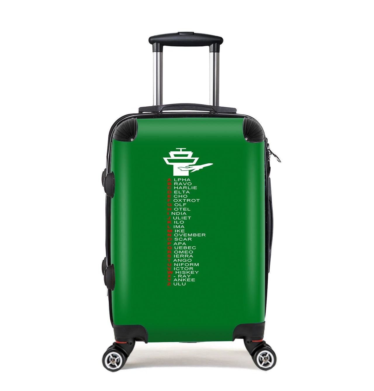 Aviation Alphabet Designed Cabin Size Luggages