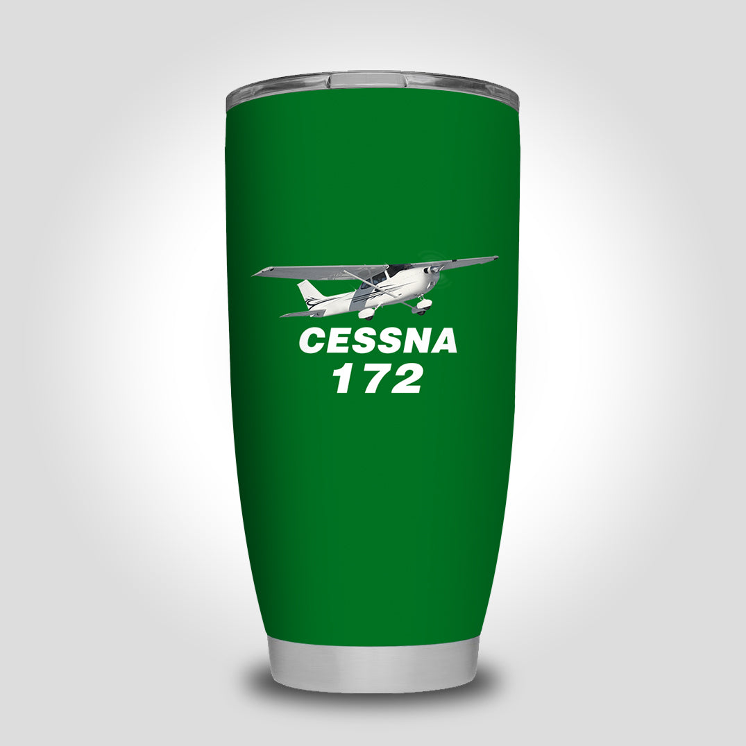 The Cessna 172 Designed Tumbler Travel Mugs
