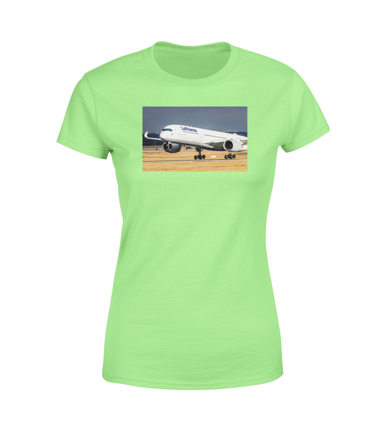 Lutfhansa A350 Designed Women T-Shirts