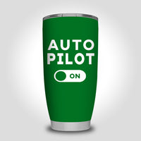 Thumbnail for Auto Pilot ON Designed Tumbler Travel Mugs