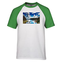 Thumbnail for Amazing Scenary & Sea Planes Designed Raglan T-Shirts