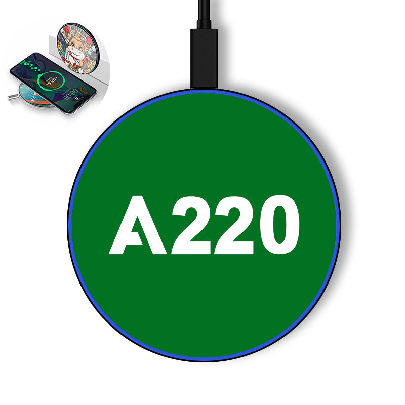 A220 Flat Text Designed Wireless Chargers