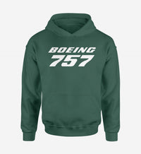 Thumbnail for Boeing 757 & Text Designed Hoodies