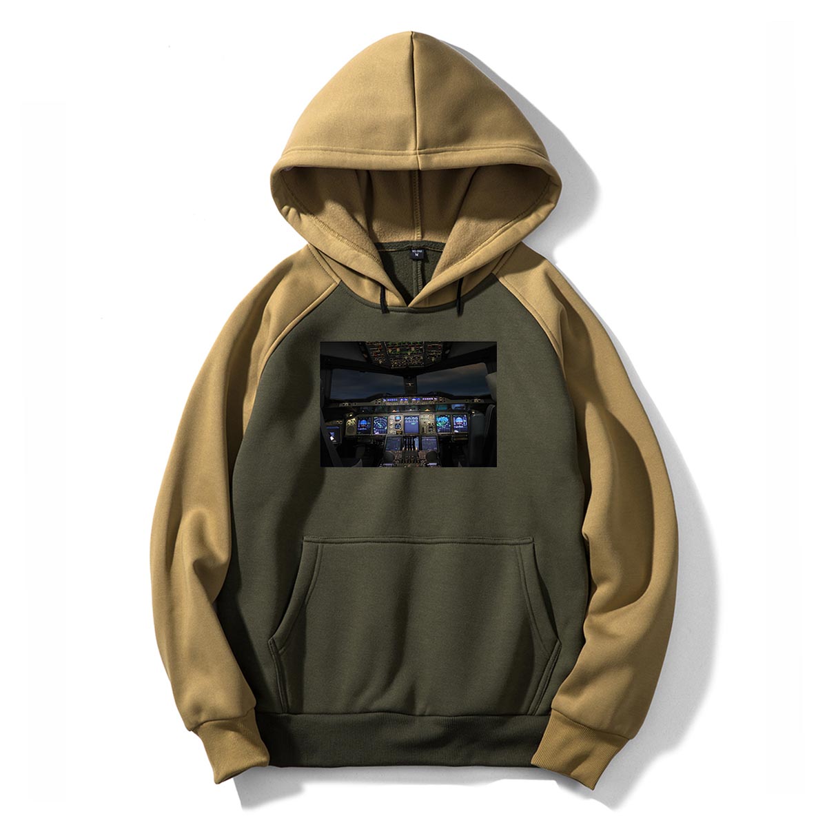 Airbus A380 Towards Sunset Designed Colourful Hoodies