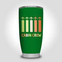 Thumbnail for Colourful Cabin Crew Designed Tumbler Travel Mugs
