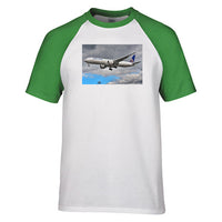 Thumbnail for United Airways Boeing 777 Designed Raglan T-Shirts