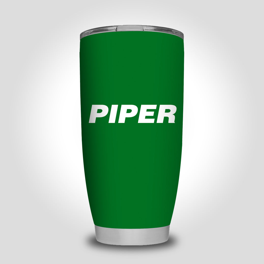 Piper & Text Designed Tumbler Travel Mugs