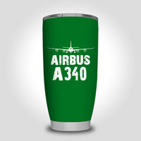 Thumbnail for Airbus A340 & Plane Designed Tumbler Travel Mugs