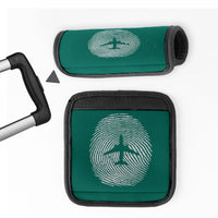 Thumbnail for Aviation Finger Print Designed Neoprene Luggage Handle Covers